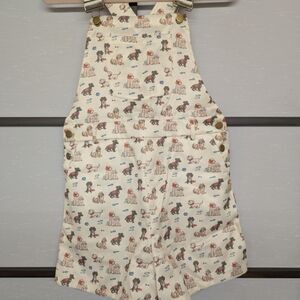 Cider Square Neckline Puppy Pocket Buckle Up Romper US 4 S NWT/EUC